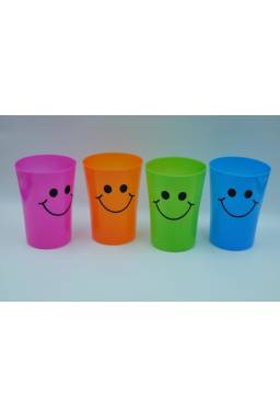 Set de Vasos Plstico Smile