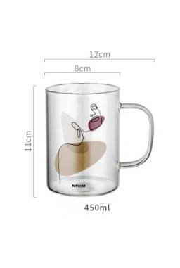 Taza de Vidrio Con Dibujo