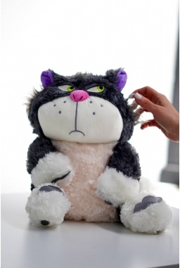 Peluche Gato con Personalidad Suave y nico para Abrazar 35 cm