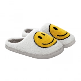 Pantuflas de Felpa con Carita Feliz