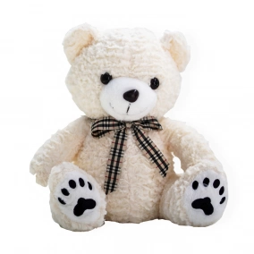 Oso de Peluche 35 cm Blanco- Suave y Adorable