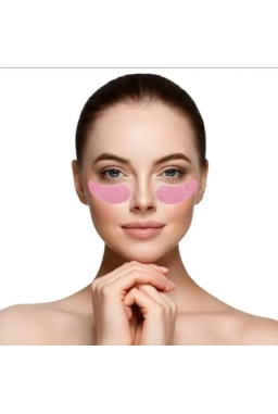 Mascarilla para Ojos color Rosa Relajante y Refrescante