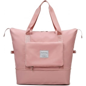 Bolso Plegable de Tela Rosa Disponible en 6 Colores