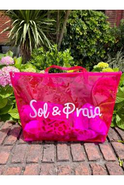 Bolso Playero PVC Rosa