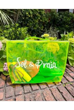 Bolso Playero PVC Amarillo