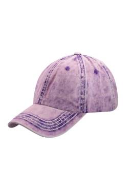 Gorro Con Visera Violeta