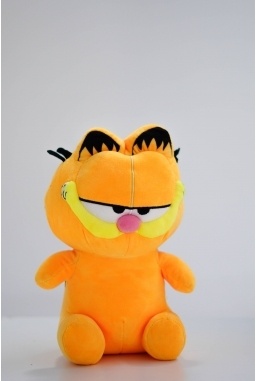 Peluche Gato Naranja de Felpa Suave y Divertido 30 cm