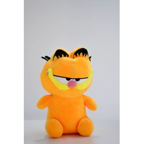 Peluche Gato Naranja de Felpa Suave y Divertido 30 cm