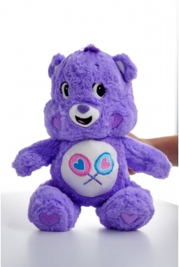 Peluche Osito Mimosito Morado Felpa Suave y Divertida Lila 30 cm